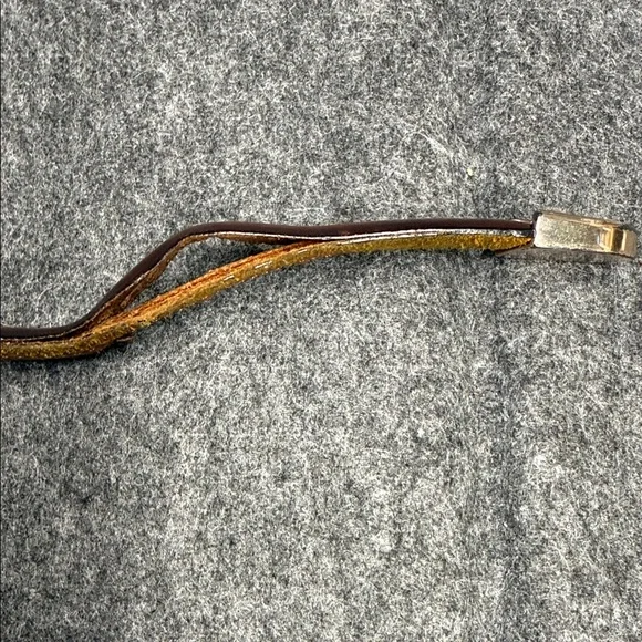 Brighton ONYX Tan Leather Belt with Distinctive Silver Buckle - Picture 11 of 14